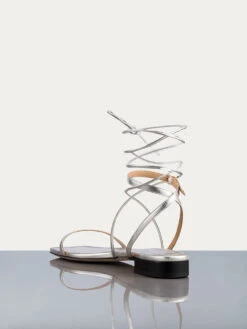 Le Ramona Sandal -- Silver Metallic -Chic Attire Store LWFT0348 SVMT 2