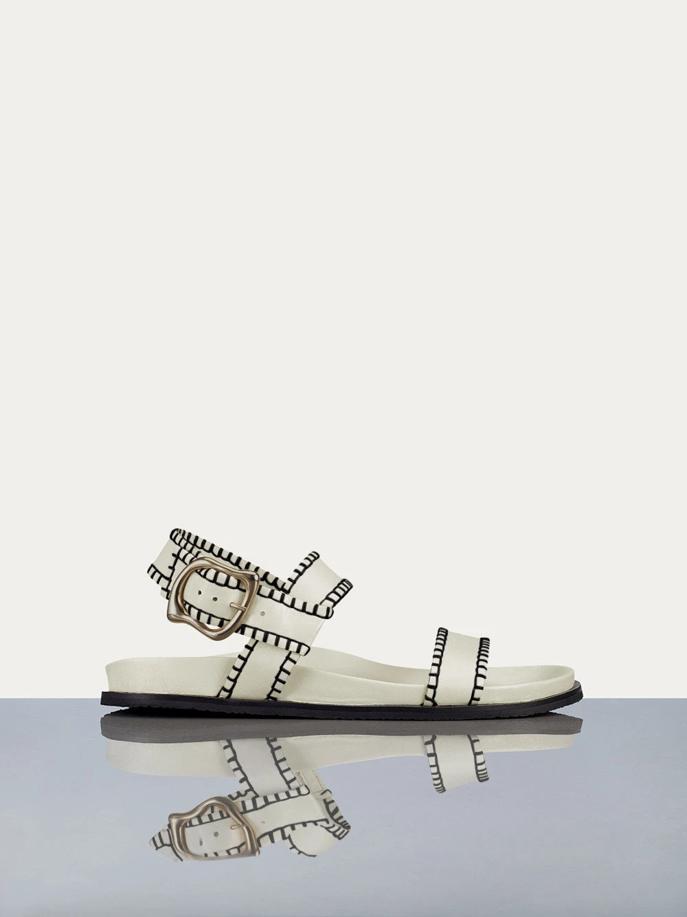 Le Marcel Sandal -- Off White 3 Le Marcel Sandal -- Off White
