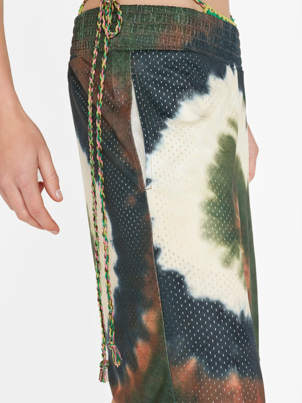 Tie Dye Basketball Shorts -- Fatigue Multi 9 Tie Dye Basketball Shorts -- Fatigue Multi - Image 7