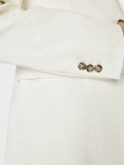 The Femme Leather Blazer -- Bone -Chic Attire Store LWLT0666 BONE FRSP23EC II WOMENS DAY 01 0056HR