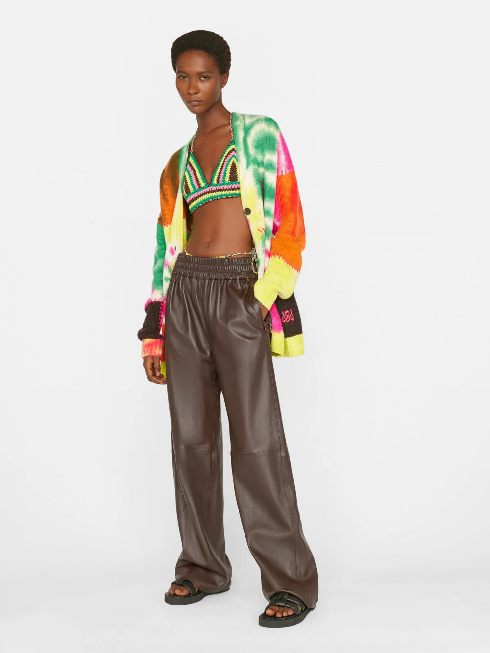 Baggy Leather Trouser -- Chocolate Brown 10 Baggy Leather Trouser -- Chocolate Brown - Image 8