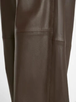 Baggy Leather Trouser -- Chocolate Brown 14 Baggy Leather Trouser -- Chocolate Brown -Chic Attire Store LWLT0695 CHOCOLATE BROWN FRSU23EC WOMENS DAY 04 1840HR