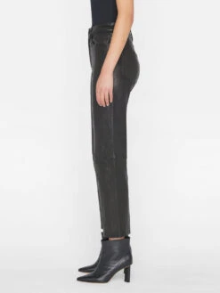 Le Jane Crop Leather -- Noir -Chic Attire Store LWLT0705 NOIR 1113