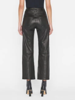 Le Jane Crop Leather -- Noir -Chic Attire Store LWLT0705 NOIR 1120