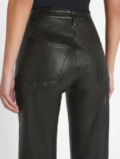 Le Jane Crop Leather -- Noir -Chic Attire Store LWLT0705 NOIR 1124