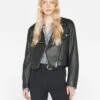 Moto Leather Jacket -- Noir 2 Moto Leather Jacket -- Noir -Chic Attire Store LWLT0708 NOIR 0230