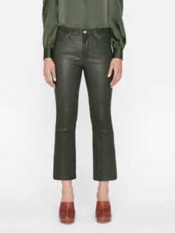 Leather Le Crop Mini Boot -- Surplus