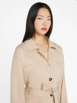 Cargo Jacket -- Sand -Chic Attire Store LWOT0907 SAND FRSU23EC II WOMENS DAY 01 0370HR