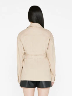 Cargo Jacket -- Sand -Chic Attire Store LWOT0907 SAND FRSU23EC II WOMENS DAY 01 0400HR