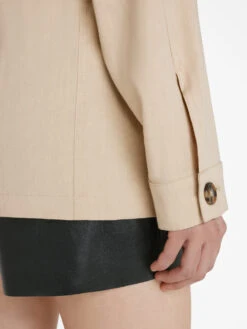 Cargo Jacket -- Sand -Chic Attire Store LWOT0907 SAND FRSU23EC II WOMENS DAY 01 0402HR