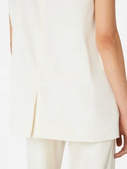 Oversized Vest -- Off White -Chic Attire Store LWOT0910 OFF WHITE FRSU23EC II WOMENS DAY 02 0145HR