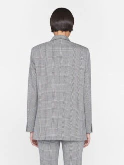 The Oversized Blazer -- Noir Multi -Chic Attire Store LWOT0930 NOIR MULTI 0330