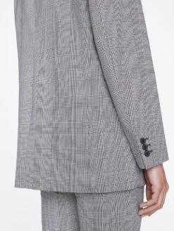 The Oversized Blazer -- Noir Multi -Chic Attire Store LWOT0930 NOIR MULTI 0331