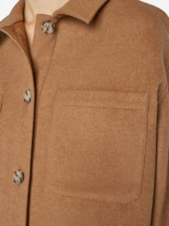 Oversized Trucker Shirt Jacket -- Light Camel 14 Oversized Trucker Shirt Jacket -- Light Camel -Chic Attire Store LWOT0948 LIGHT CAMEL 0871