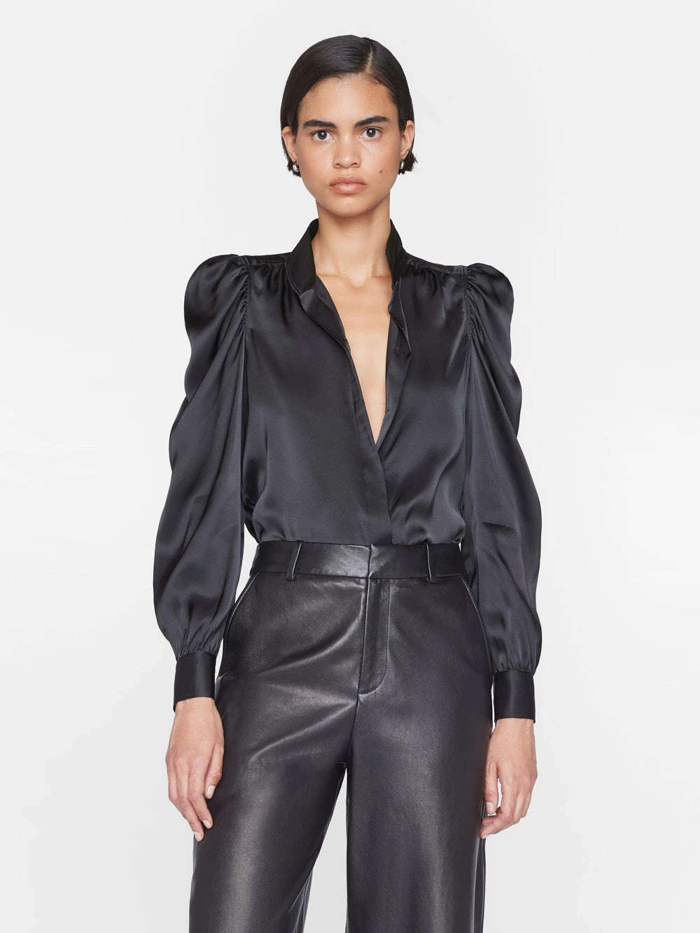 Gillian Long Sleeve Top -- Noir 4 Gillian Long Sleeve Top -- Noir - Image 2