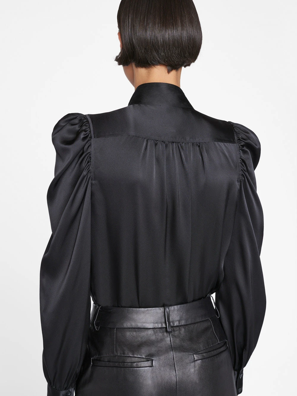 Gillian Long Sleeve Top -- Noir 5 Gillian Long Sleeve Top -- Noir - Image 3