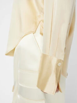 The Standard Shirt -- Butter -Chic Attire Store LWSH2434 BUTTER FRSP23EC II WOMENS DAY 03 0008HR