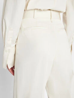 Relaxed Cotton Trouser -- Bone -Chic Attire Store LWSH2747 BONE FRSP23EC II WOMENS DAY 03 0004 FRSP23EC II WOMENS DAY 03 0033HR