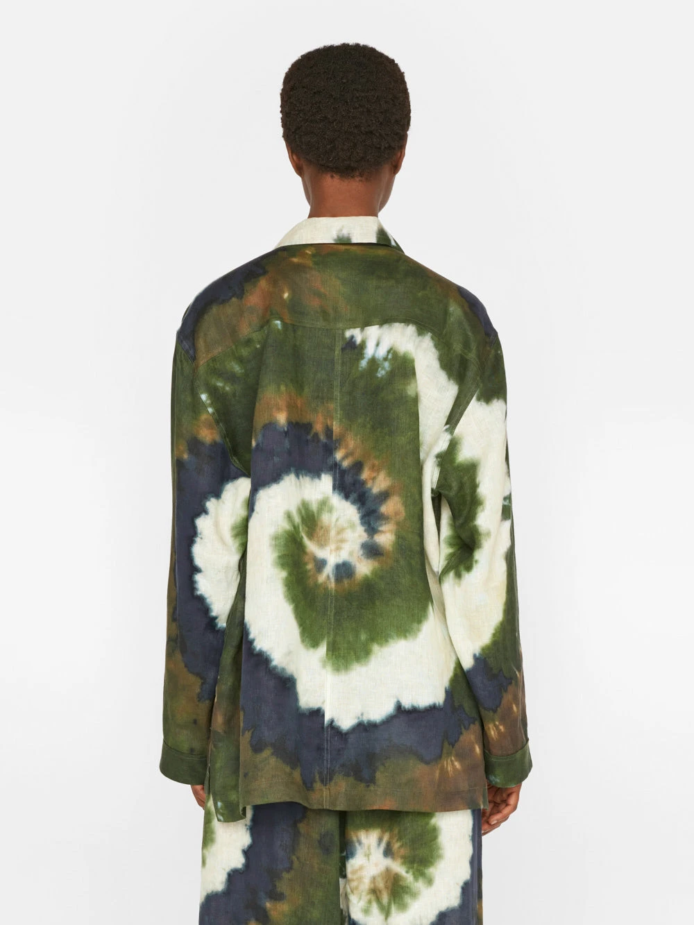 Oversized Tie Dye Shirt -- Fatigue Multi 8 Oversized Tie Dye Shirt -- Fatigue Multi - Image 6