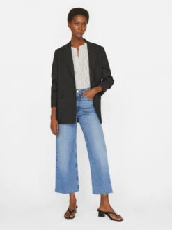 V-Neck Popover Top -- Bone Multi -Chic Attire Store LWSH2829 BONE MULTI FRSU23EC WOMENS DAY 04 1709HR