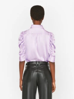 Gillian Top -- Lilac -Chic Attire Store LWSH2872 LILAC FRSU23EC WOMENS DAY 04 0305HR