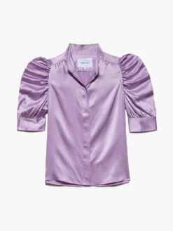 Gillian Top -- Lilac -Chic Attire Store LWSH2872 LILC