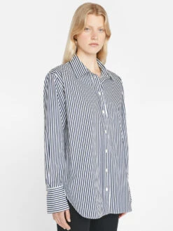 The Oversized Shirt -- Blanc Multi 14 The Oversized Shirt -- Blanc Multi -Chic Attire Store LWSH2879 BLANC MULTI 0208