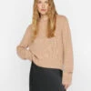 Cashmere Clean Crew -- Blush -Chic Attire Store LWSW1180 BLUSH 0210