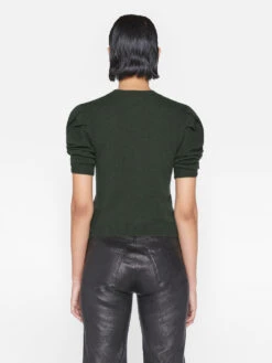 Ruched Sleeve Cashmere Sweater -- Surplus 14 Ruched Sleeve Cashmere Sweater -- Surplus -Chic Attire Store LWSW1595 SURPLUS 0141