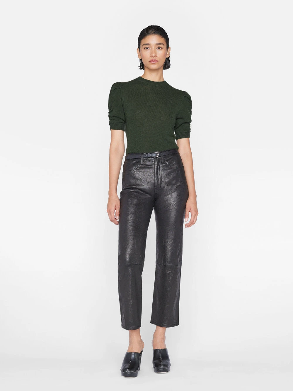 Ruched Sleeve Cashmere Sweater -- Surplus 4 Ruched Sleeve Cashmere Sweater -- Surplus - Image 2