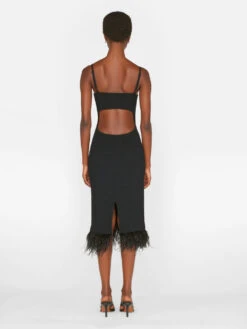 Crochet Feather Dress -- Noir -Chic Attire Store LWSW1751 NOIR FRSU23EC WOMENS DAY 04 0949HR 85bdc0b2 e5d5 4267 a59d 5f90834e2c46