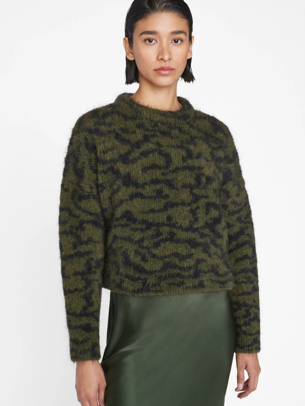 Abstract Jacquard Crew -- Surplus Multi 3 Abstract Jacquard Crew -- Surplus Multi