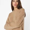 Boyfriend Cashmere Crew -- Light Camel