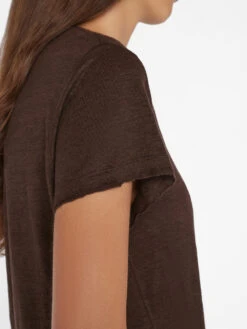 Easy True Tee -- Espresso -Chic Attire Store LWTS1068 ESPRESSO 0386