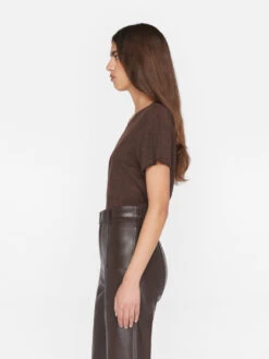 Easy True Tee -- Espresso -Chic Attire Store LWTS1068 ESPRESSO 0401