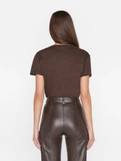 Easy True Tee -- Espresso -Chic Attire Store LWTS1068 ESPRESSO 0411