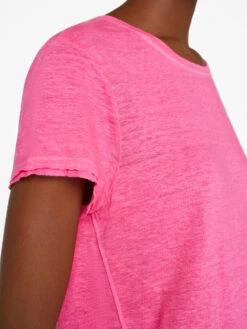 Easy True Tee -- Flamingo -Chic Attire Store LWTS1068 FLAMINGO FRSU23EC WOMENS DAY 04 1508HR