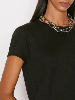 Easy True Tee -- Noir 11 Easy True Tee -- Noir -Chic Attire Store LWTS1068 NOIR FRSU22EC WOMENS DAY 05 0016HR