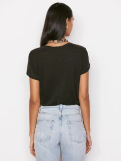 Easy True Tee -- Noir 12 Easy True Tee -- Noir -Chic Attire Store LWTS1068 NOIR FRSU22EC WOMENS DAY 05 0044HR