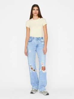 Shrunken Tee -- Butter -Chic Attire Store LWTS1972 BUTTER FRSP23EC II WOMENS DAY 03 0004HR