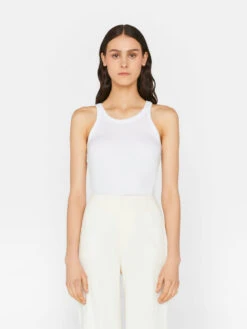 Modal Rib Cami -- Blanc