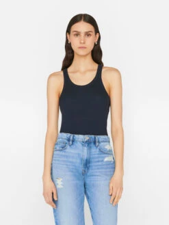 Modal Rib Cami -- Navy