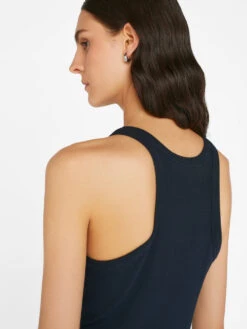 Modal Rib Cami -- Navy -Chic Attire Store LWTS1984 NAVY FRSU23EC II WOMENS DAY 02 0881HR