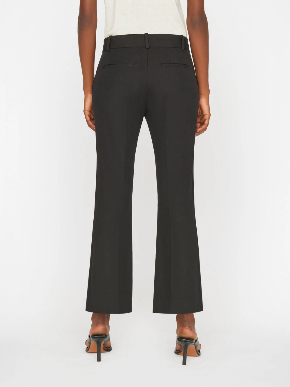 Le Crop Mini Boot Trouser -- Noir 8 Le Crop Mini Boot Trouser -- Noir - Image 6