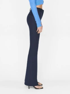 Le High Flare Trouser -- Navy -Chic Attire Store LWWB0729 NAVY FRSP23EC II WOMENS DAY 02 0014HR
