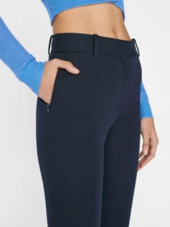 Le High Flare Trouser -- Navy -Chic Attire Store LWWB0729 NAVY FRSP23EC II WOMENS DAY 02 0029HR