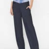 Le Mix Trouser -- Navy Multi -Chic Attire Store LWWB0842 NAVYMULTI FRSP23EC II WOMENS DAY 02 0016HR