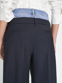 Le Mix Trouser -- Navy Multi 11 Le Mix Trouser -- Navy Multi -Chic Attire Store LWWB0842 NAVYMULTI FRSP23EC II WOMENS DAY 02 0032HR