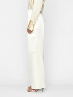 Relaxed Straight Cargo -- Bone -Chic Attire Store LWWB0852 BONE FRSP23EC II WOMENS DAY 03 0022HR