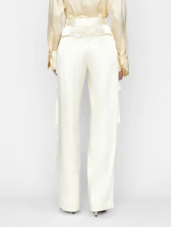 Relaxed Straight Cargo -- Bone -Chic Attire Store LWWB0852 BONE FRSP23EC II WOMENS DAY 03 0034HR